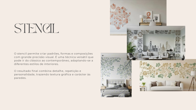 Pinturas com stencil